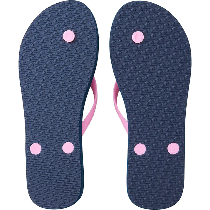 2024 Rip Curl Mujer Bondi Bloom Open Toe Flip Flops 16HWOT - Navy